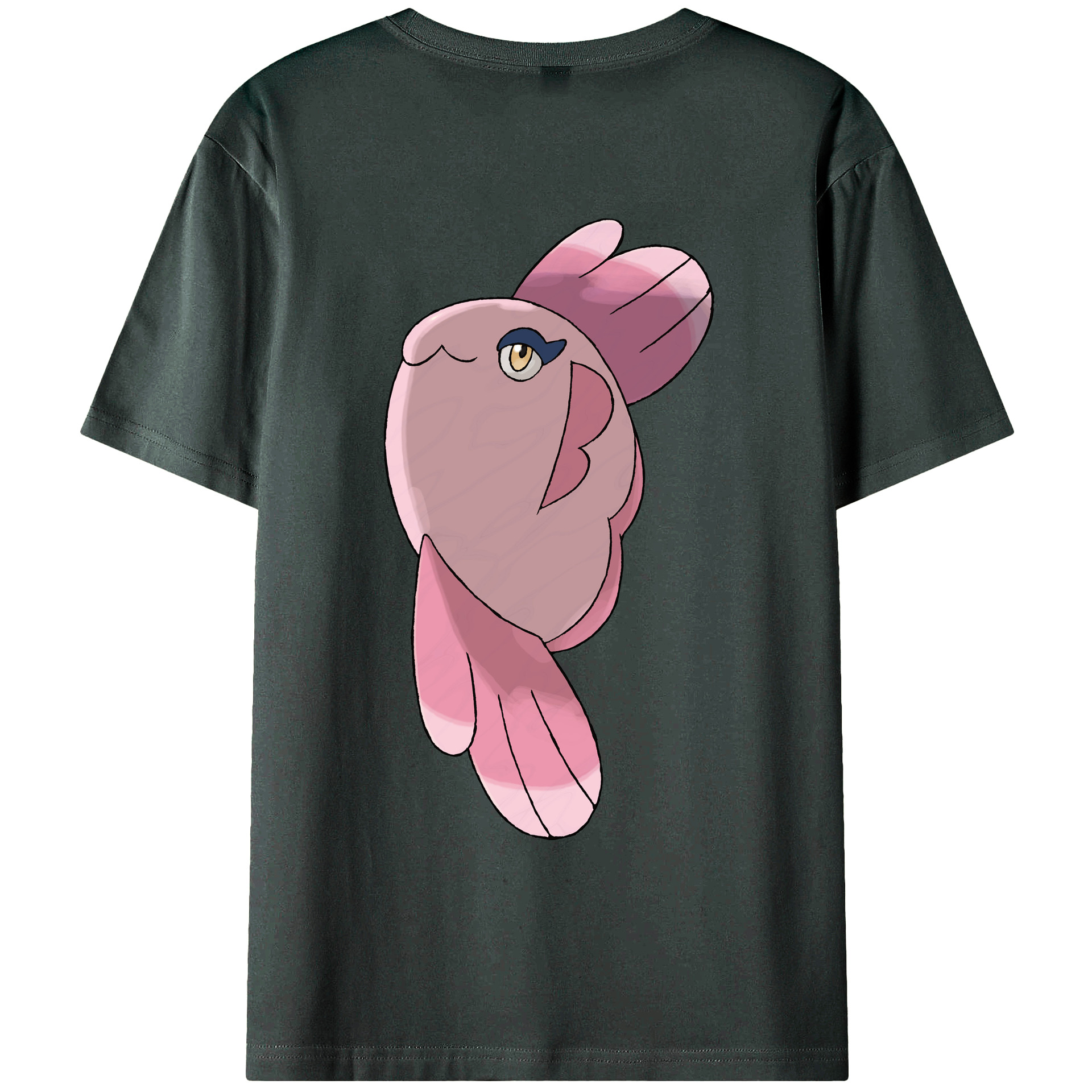 （画像用） ポケットモンスター Pokémon 綿100％ メンズ半袖Tシャツ（バックプリント） 通気性